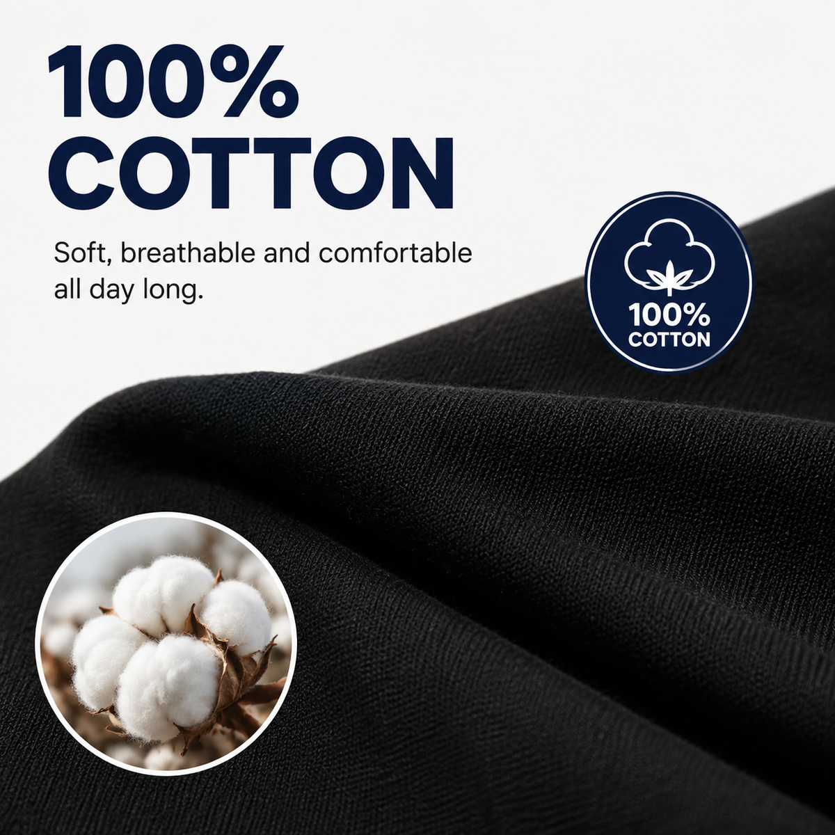 【Limited Time Deal】100% Cotton T-Shirts (Unisex)
