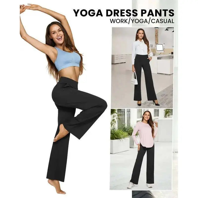 🎄 Christmas Sale! Women's High-Waist Wide Leg Pants | Limited-Time New Fleece-Lined Version