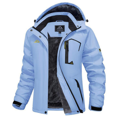 Winter jacket ski jacket snow waterproof plus fleece lining