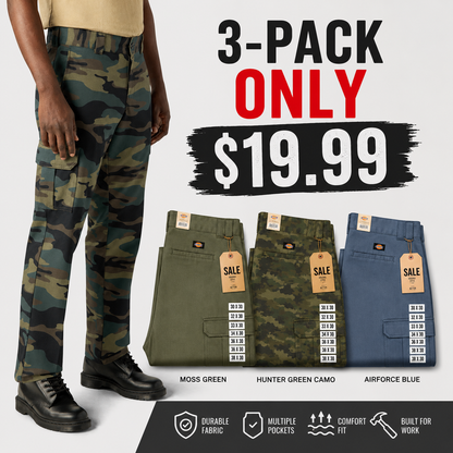 Men's Classic FLEX Series Regular Fit Cargo Pants