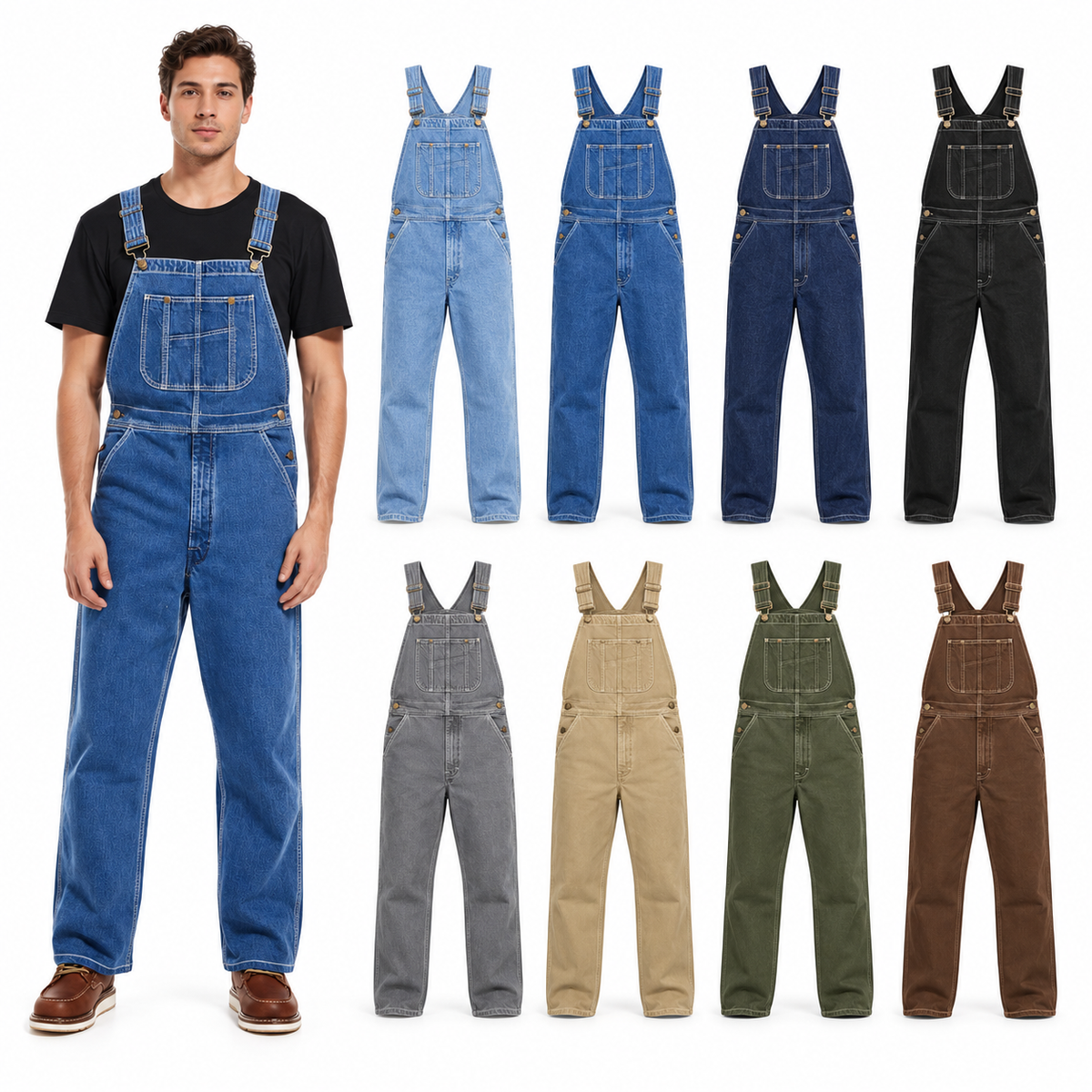 👍🔥Limited-Time Promotion-Denim bib overalls（SALE）