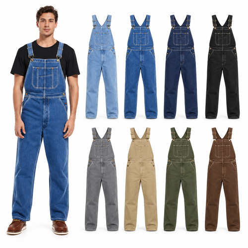 👍🔥Limited-Time Promotion-Denim bib overalls（SALE）