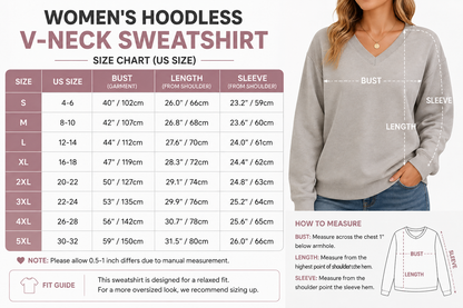 Hoodless V-neck Sweatshirt With Kangaroo Pocket Fleece Longsleeve Oversized Casual Style Shirt