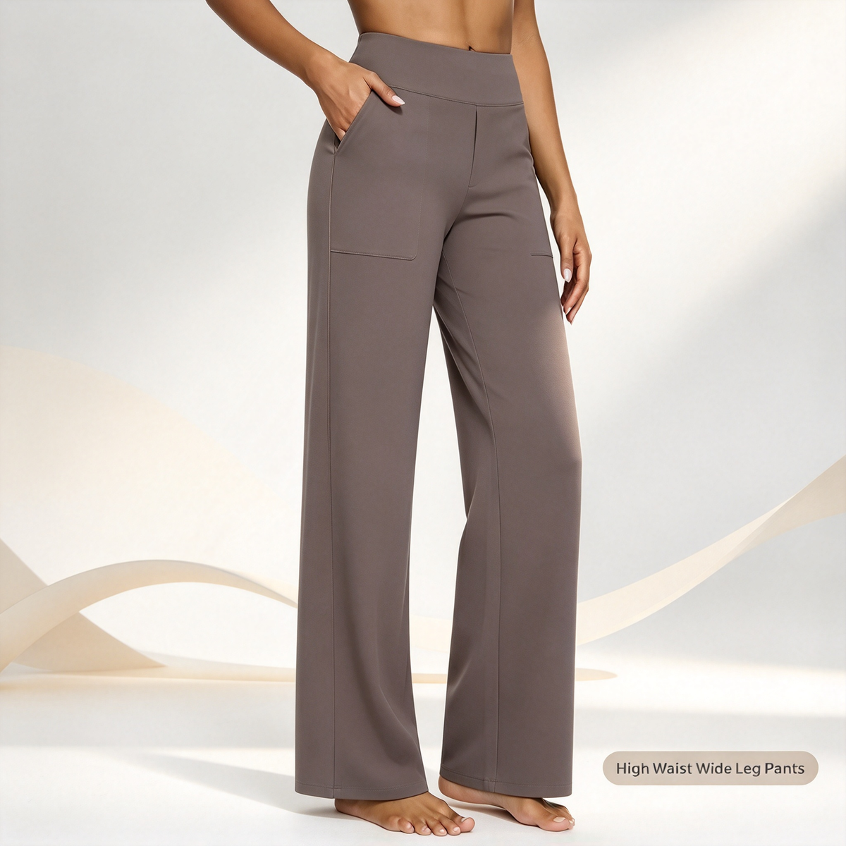 🎄 Christmas Sale! Women's High-Waist Wide Leg Pants | Limited-Time New Fleece-Lined Version