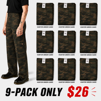 9-Pack (HUNTER GREEN CAMO )