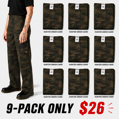 DK Men's Loose-fitting Cargo Pants with Reinforced Knees