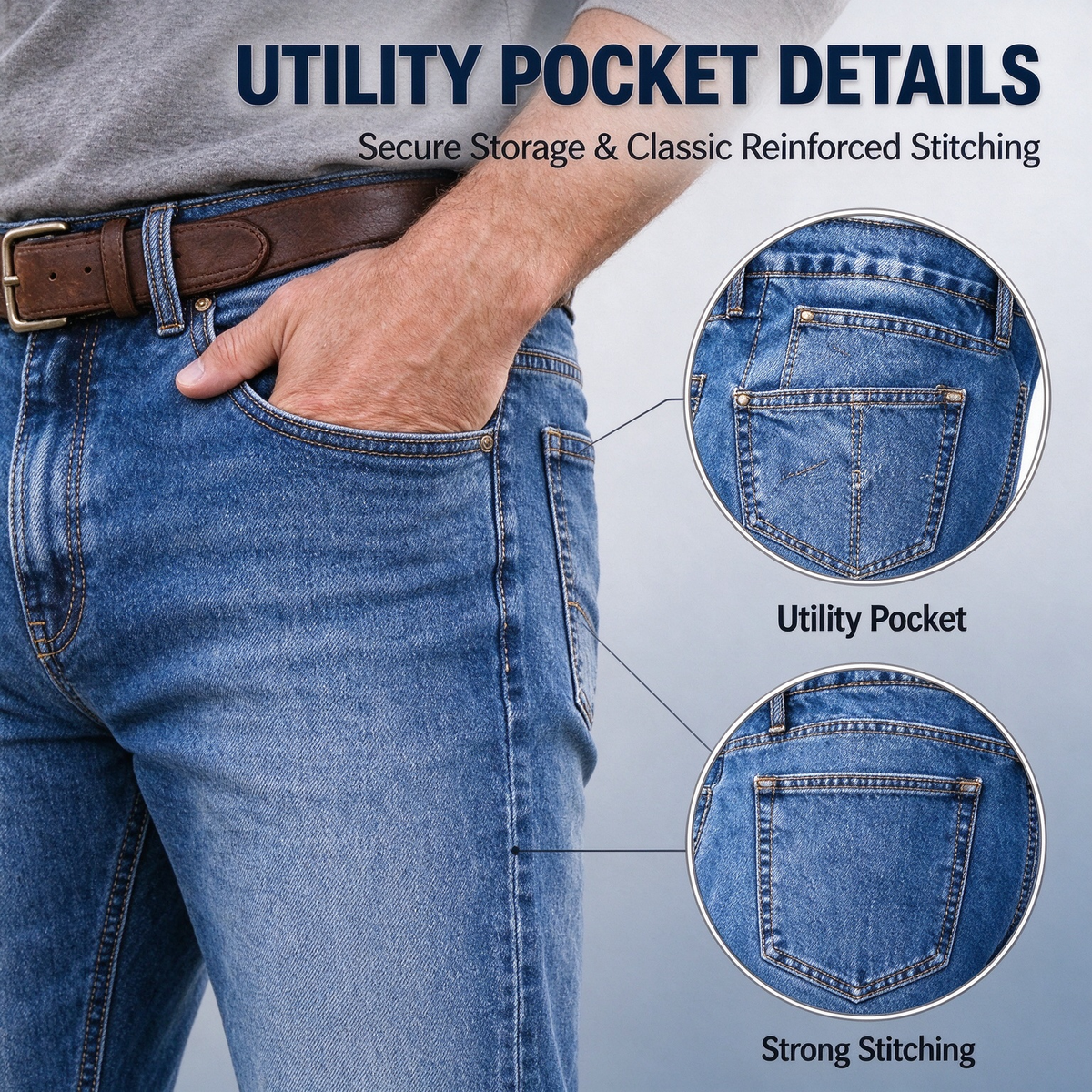 🔥 BESTSELLER | 9PCS $27.99 | Men's Relaxed Stretch Boot Cut Jeans