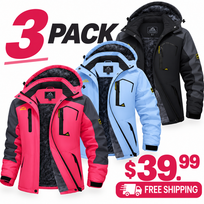 Winter jacket ski jacket snow waterproof plus fleece lining