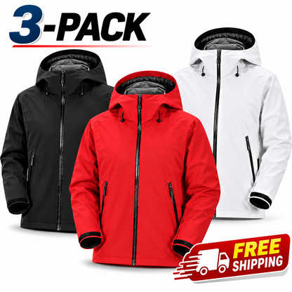 Three-in-one waterproof and rainproof ski jacket