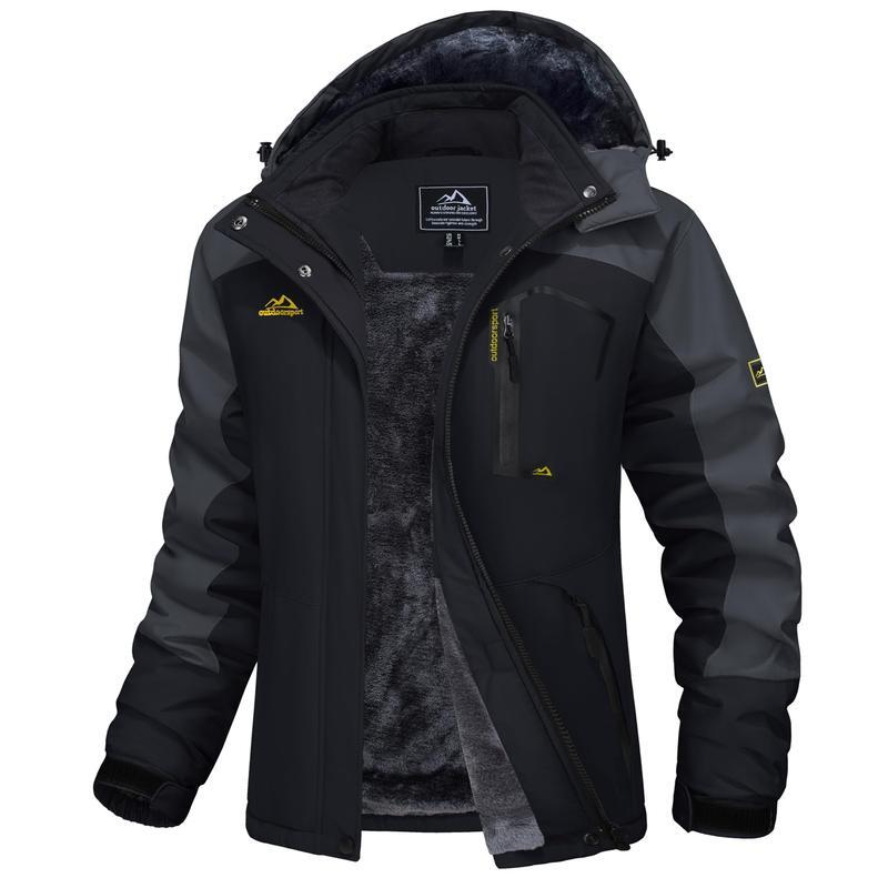 Winter jacket ski jacket snow waterproof plus fleece lining