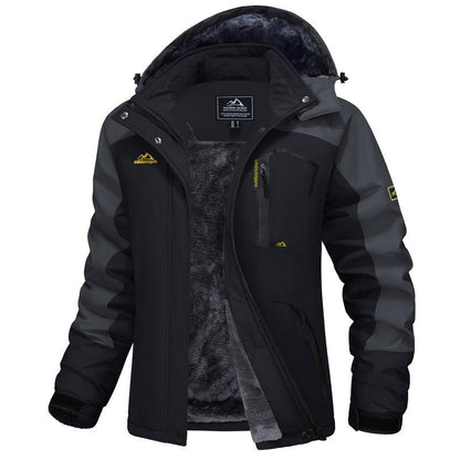 Winter jacket ski jacket snow waterproof plus fleece lining