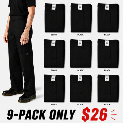 DK Men's Loose-fitting Cargo Pants with Reinforced Knees