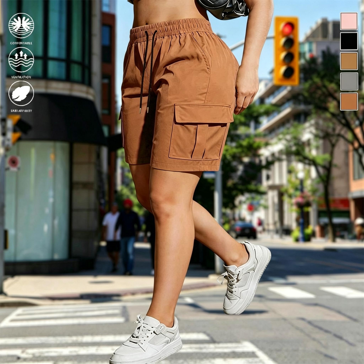 Today Only – Women's Outdoor Utility Shorts – Multi-Pocket Design
