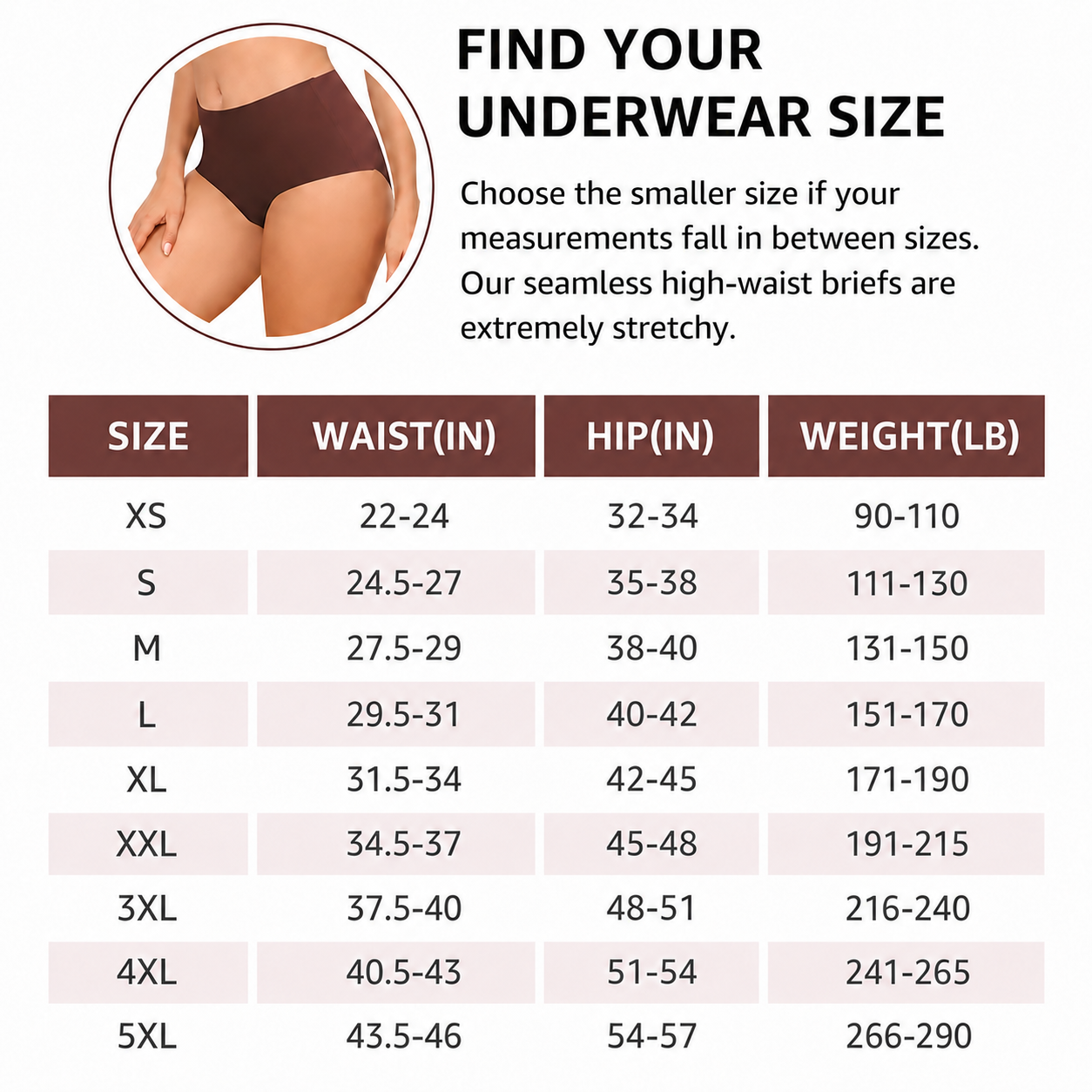 High-slit, breathable, seamless underwear