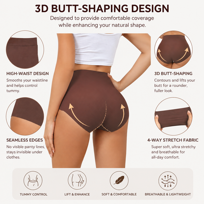High-slit, breathable, seamless underwear