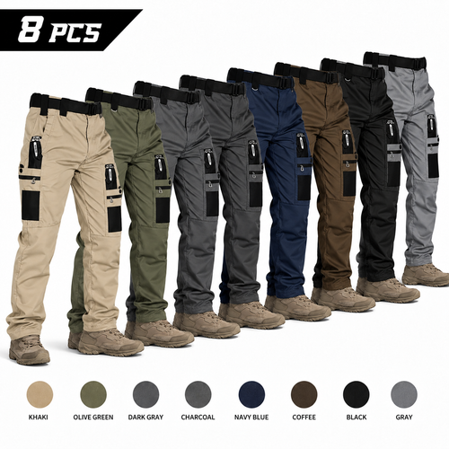 Cargo Pants,Tactical Pants for Men Stretch,Durable Ripstop EDC Work Pants for Hiking