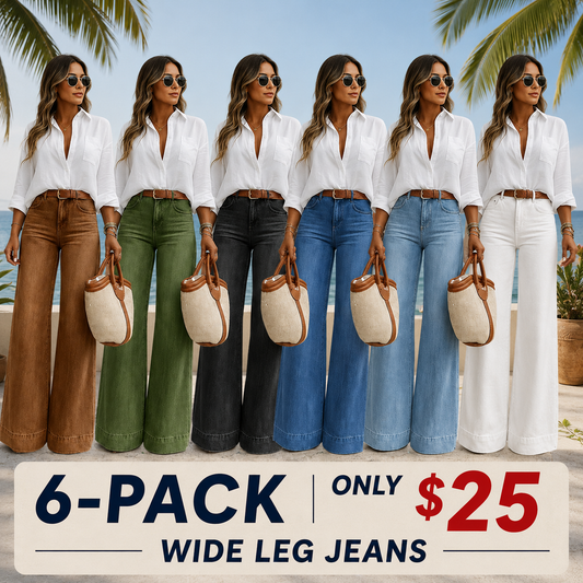 Women's Loose Fit Baggy Oversized Straight Leg Denim Jeans with Pockets