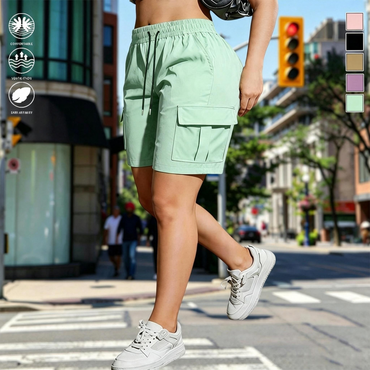 Today Only – Women's Outdoor Utility Shorts – Multi-Pocket Design