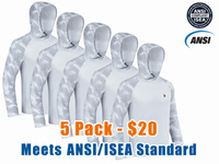 5-Pack Light Gray Camo