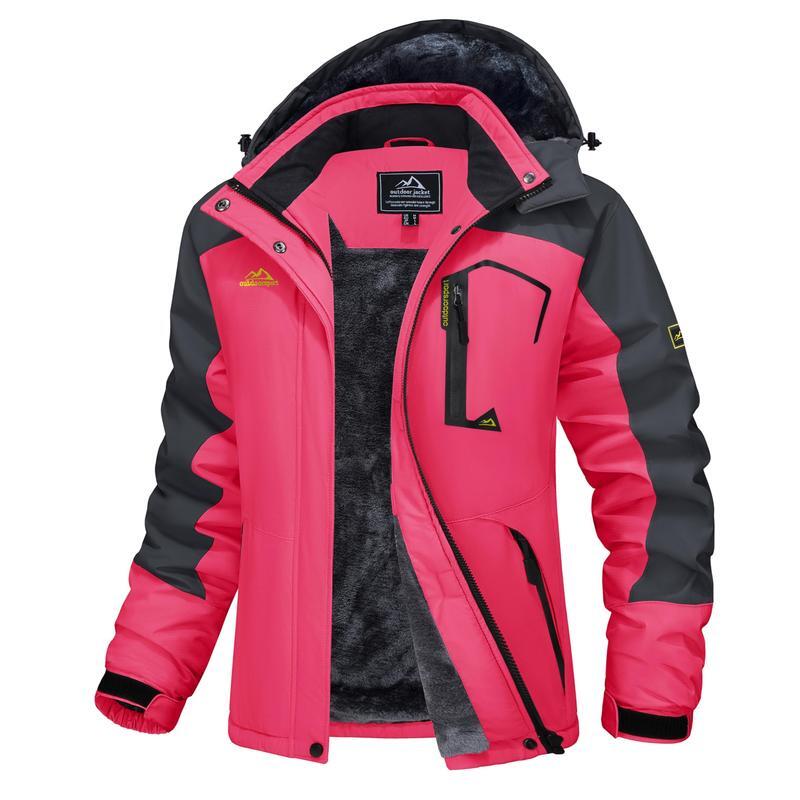 Winter jacket ski jacket snow waterproof plus fleece lining