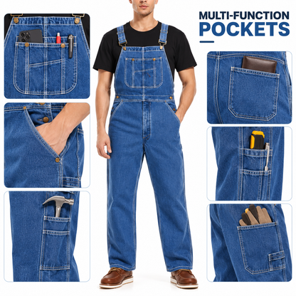 👍🔥Limited-Time Promotion-Denim bib overalls（SALE）