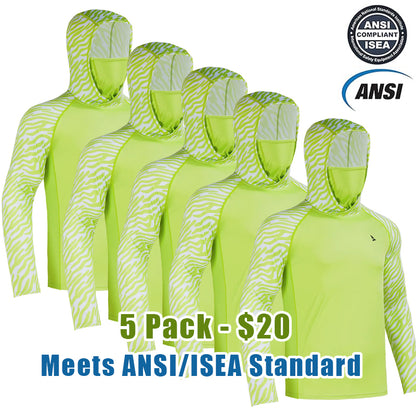 Men's Sun Protection Hoodie (with Face Mask/Neck Gaiter) — UPF 50+ UV Protection