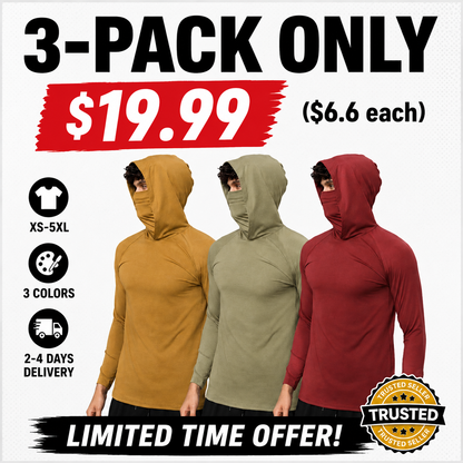 Casual Sun-Protection Hooded Pullover