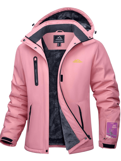 Women's Waterproof Fleece-Lined Winter Jacket