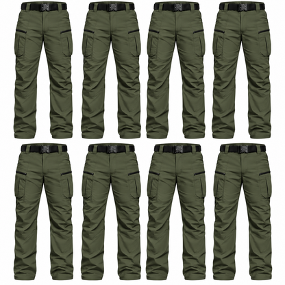 Ripstop Water Resistant Cargo Tactical Pants Lightweight Breathable EDC Outdoor Hiking Work Pants 8 Pockets